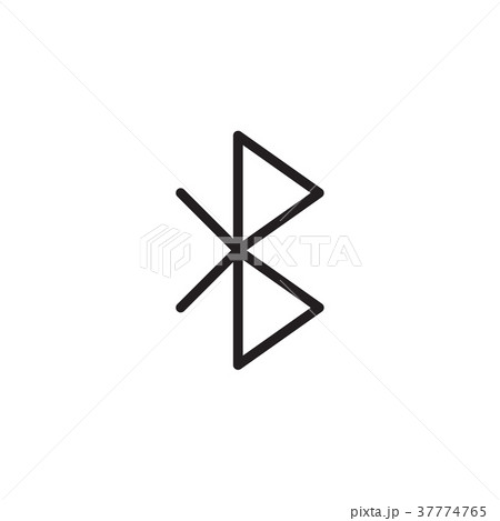 bluetooth icon Vector illustration, EPS10. 37774765