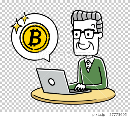 Senior men: Internet, virtual currency 37775695