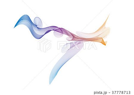 wave lines wavy abstract colorful for brochure  37778713
