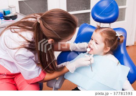 The girl in dental office The girl in dental office 37781593