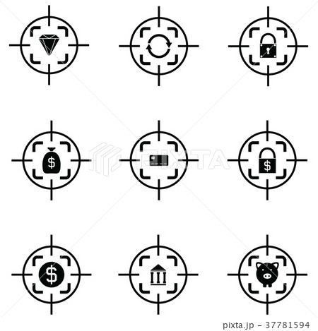 target icon set target icon set 37781594
