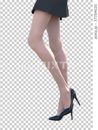 放養圖片女性的腿perming3DCG插圖素材 37784020