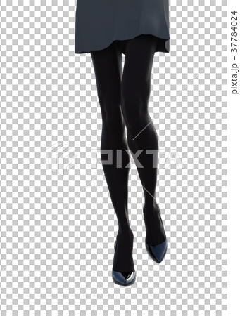 ストッキングイメージ　女性の脚　perming3DCG イラスト素材 37784024