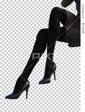 放養圖片女性的腿perming3DCG插圖素材 37784037