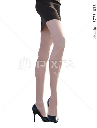 ストッキングイメージ 女性の脚 Perming3dcg イラスト素材のイラスト素材