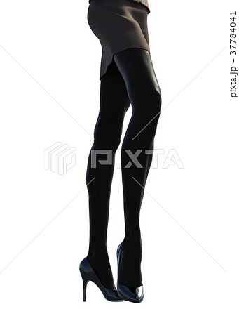 ストッキングイメージ　女性の脚　perming3DCG イラスト素材 37784041