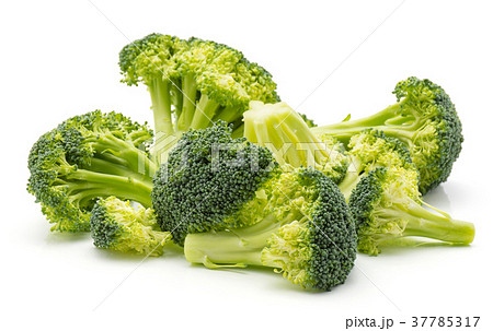 Broccoli isolated on white Broccoli isolated on white 37785317