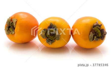 Persimmon sharon isolated on white Persimmon sharon isolated on white 37785346