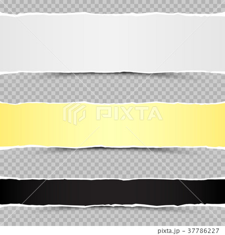 white yellow black piaces of torn paper 37786227