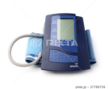 Automatic tonometer isolated on white Automatic tonometer isolated on white 37786756