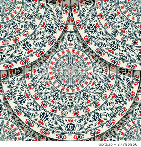 Seamless folk Romanian tile Seamless folk Romanian tile 37786866