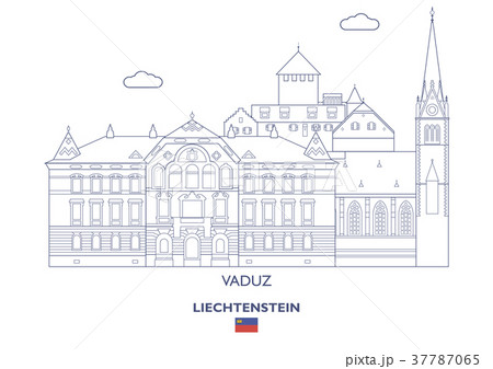 Vaduz City Skyline, Liechtenstein 37787065