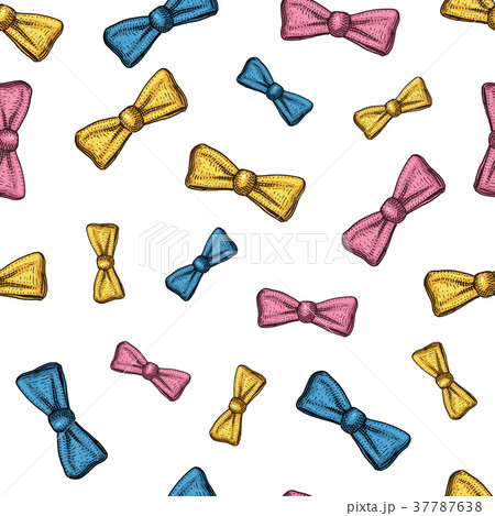 Seamless pattern. bow tie for men or hipster 37787638