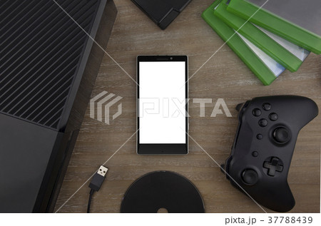 View from the top on smart phone, game console 37788439