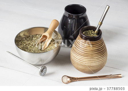 traditional yerba mate drink 37788503