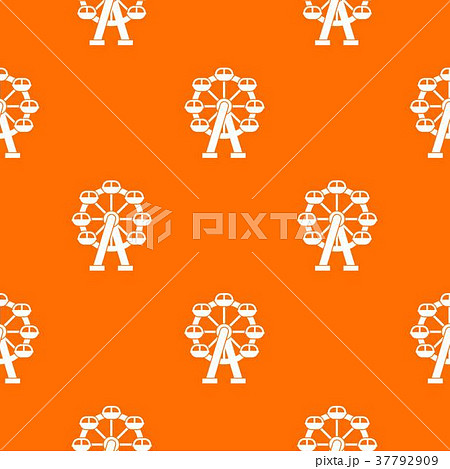 Ferris wheel pattern seamless 37792909