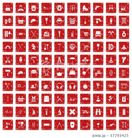 100 outfit icons set grunge red 100 outfit icons set grunge red 37793425