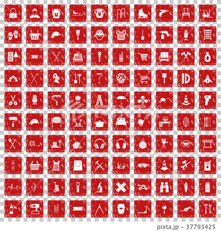 100 outfit icons set grunge red 100 outfit icons set grunge red 37793425