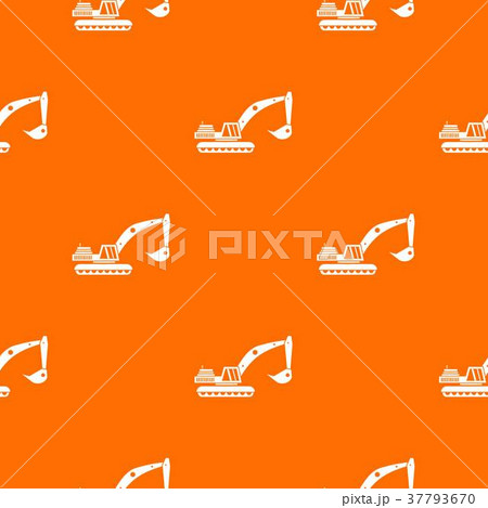 Excavator pattern seamless 37793670