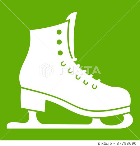 Skates icon green 37793690