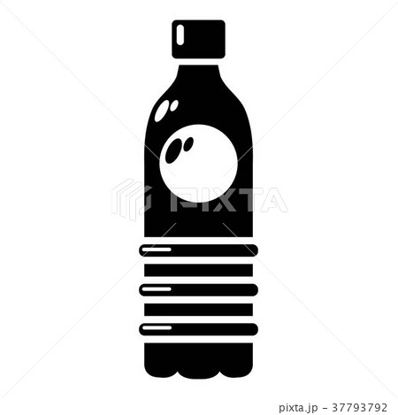 Water bottle icon, simple style 37793792