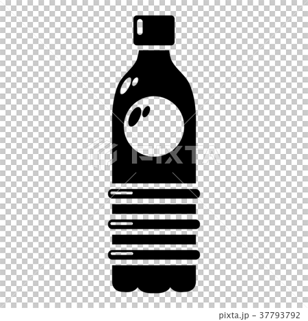 Water bottle icon, simple style 37793792