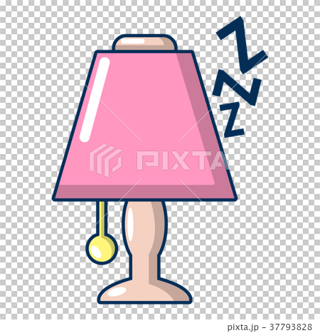 Lamp icon, cartoon style 37793828