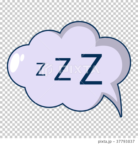 Snoring icon, cartoon style Snoring icon, cartoon style 37793837