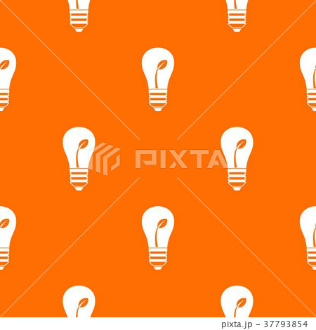 Ecology idea bulb with plant pattern seamless Ecology idea bulb with plant pattern seamless 37793854