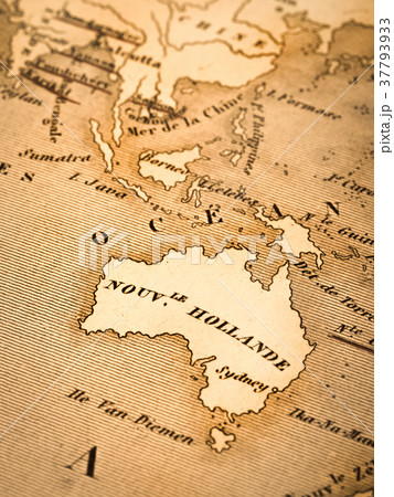 古い世界地図　オーストラリア 37793933