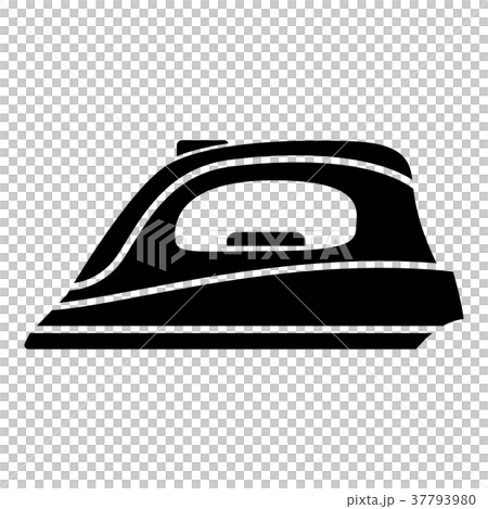Iron icon, simple black style 37793980