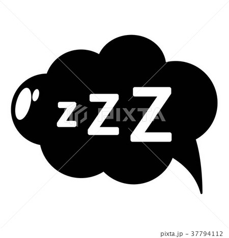 Snoring icon, simple style 37794112