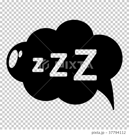 Snoring icon, simple style 37794112