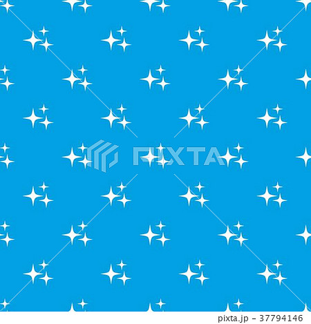 Stars pattern seamless blue 37794146