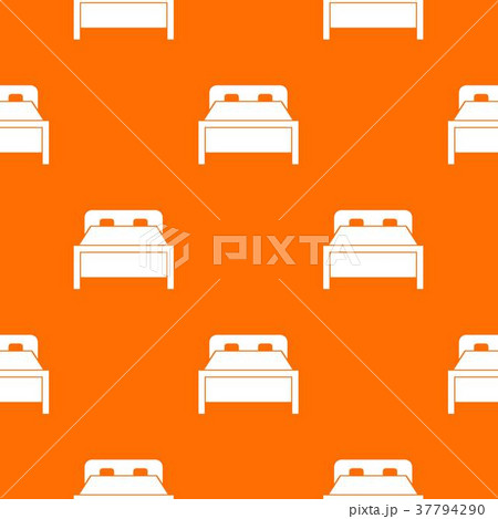 Double bed pattern seamless 37794290