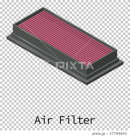 Air filter icon, isometric 3d style Air filter icon, isometric 3d style 37794643