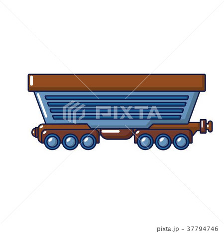 Cargo train icon, cartoon style 37794746