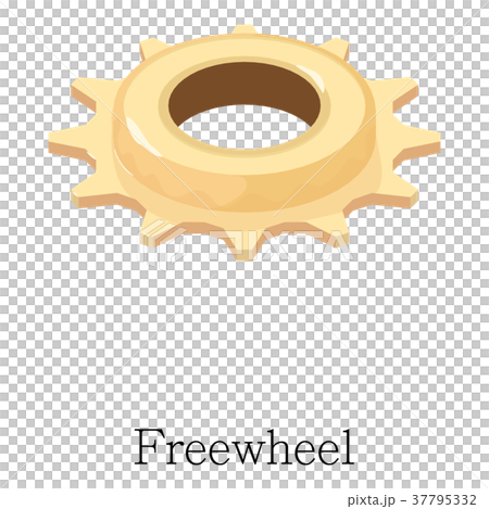 Freewheel icon, isometric 3d style Freewheel icon, isometric 3d style 37795332