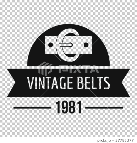 Buckle vintage logo, simple black style Buckle vintage logo, simple black style 37795377