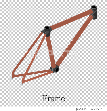 Frame bicycle icon, isometric 3d style 37795456
