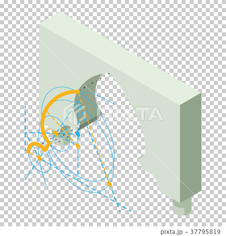 Arch frame icon, isometric 3d style 37795819