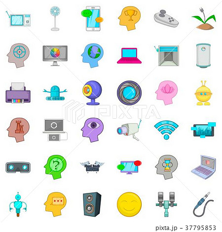 Camera icons set, cartoon style Camera icons set, cartoon style 37795853