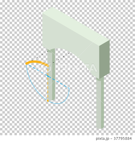 Arch building icon, isometric 3d style - Stock Illustration [37795884 ...