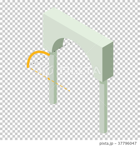 Arch built icon, isometric 3d style 37796047