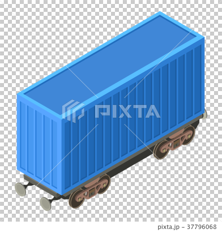 Wagon container icon, isometric 3d style 37796068