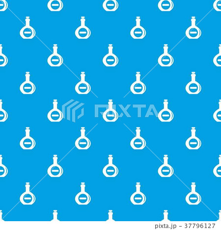 Bellied bottle pattern seamless blue 37796127
