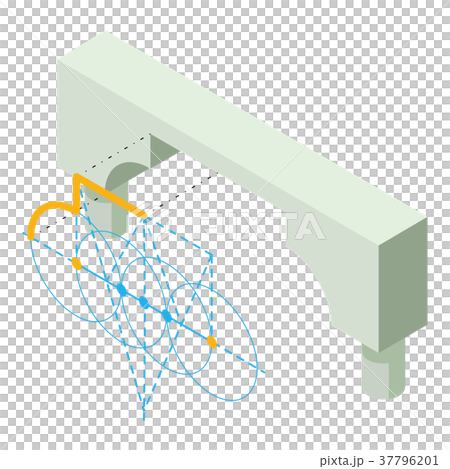 Arch facade icon, isometric 3d style 37796201