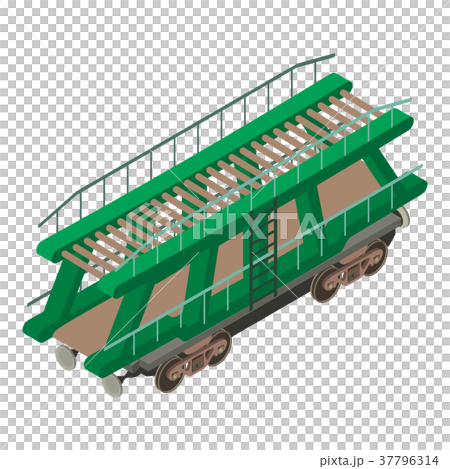Wagon car icon, isometric 3d style Wagon car icon, isometric 3d style 37796314