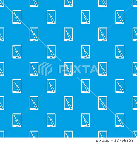 Renovation phone pattern seamless blue 37796358