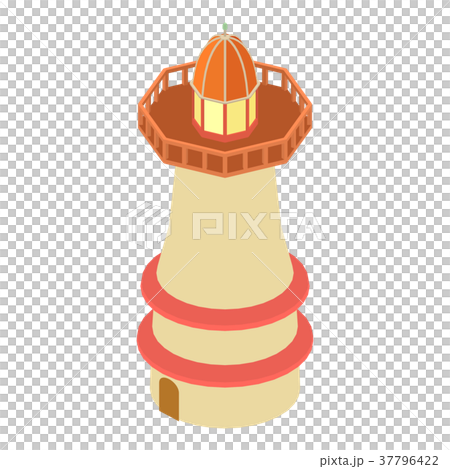 Lighthouse icon, isometric 3d style Lighthouse icon, isometric 3d style 37796422